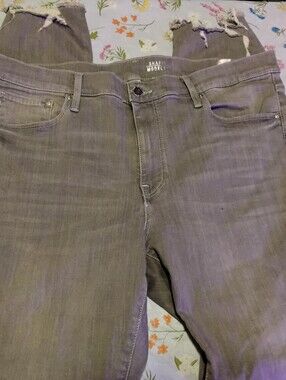 &Denim Men's size 36W 31L skinny leg Grey gray super stretch Shaping Jeans